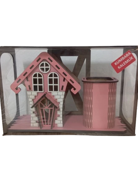 Volee Craft Dekoratif Ev Kumbara + Kalemlik Peri