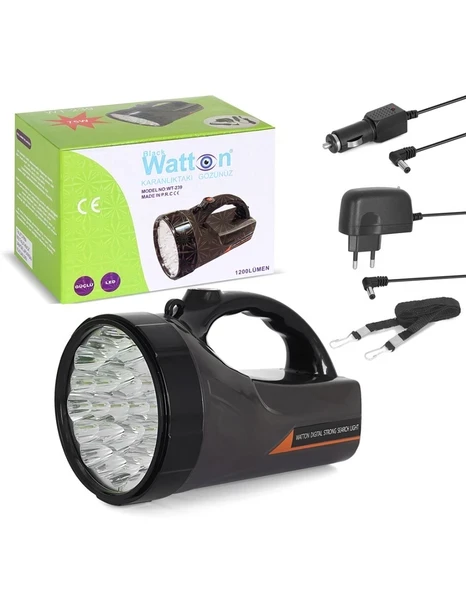 1200 Lümen 25 Ledli El Feneri Watton Wt-239