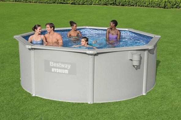 Bestway® 56574 Hydrium™ Çelik Duvarlı Prefabrik Yer Üstü Havuz Seti 3,66 m x 1,22 m ürün görseli