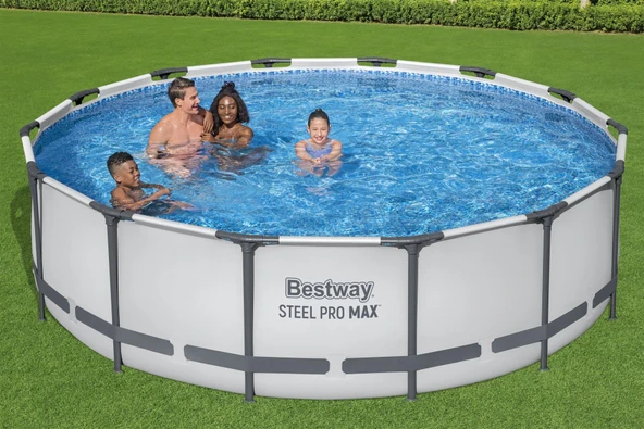 Bestway® 56950 Steel Pro MAX™ Prefabrik Yer Üstü Çember Havuz Seti 4,27 m x 1,07 m ürün görseli
