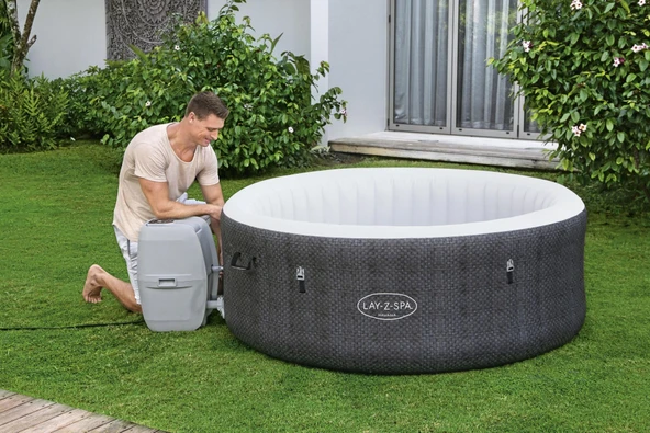 Lay-Z-Spa® 60035 Havana Smart Signature AirJet™ Şişme Spa Havuzu, Mobil Uygulama Kontrollü, 2-4 kişilik - 2