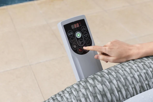 Lay-Z-Spa® Bali Smart AirJet™ 6001N Enerji Tasarruflu Şişme Spa Havuzu, Mobil Uygulama Kontrollü, 4-6 kişilik - 4