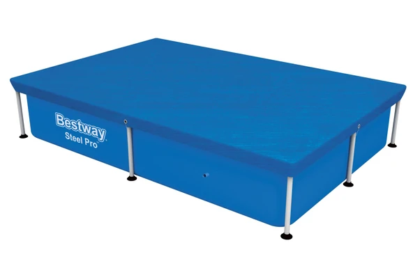 Bestway® 58103 Dikdörtgen Havuz Örtüsü - 2,24 m x 1,54 m Yerüstü Havuzlar için - 2