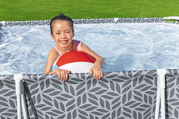 Bestway® Steel Pro® Dikdörtgen Prefabrik Yer Üstü Havuz Seti 3,66 m x 2,01 m x 66 cm - 2