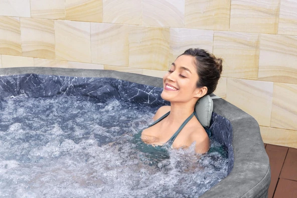 Lay-Z-Spa® Carrara Smart AirJet™ 6001V Enerji Tasarruflu Şişme Spa Havuzu, Mobil Uygulama Kontrollü, 4-6 kişilik - 3