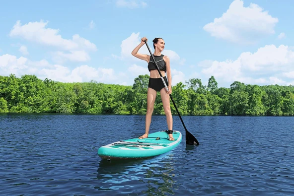 Hydro-Force™ 65347 Aqua Glider™ Kürekli Şişme SUP-Sörf Seti 3,20 m - 2