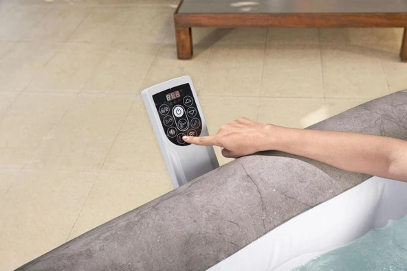 Lay-Z-Spa® 6001K Rome Smart AirJet™ Enerji Tasarruflu Şişme Spa Havuzu, Mobil Uygulama Kontrollü, 4-6 kişilik - 4