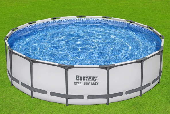 Bestway® Steel Pro MAX™ 56488 Prefabrik Yer Üstü Havuz Seti 4,57 m x 1,07 m