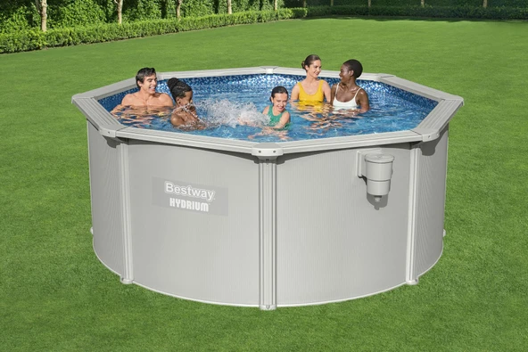 Bestway® 56566 Hydrium™ Çelik Duvarlı Prefabrik Yer Üstü Havuz Seti 3,05m x 1,22 m