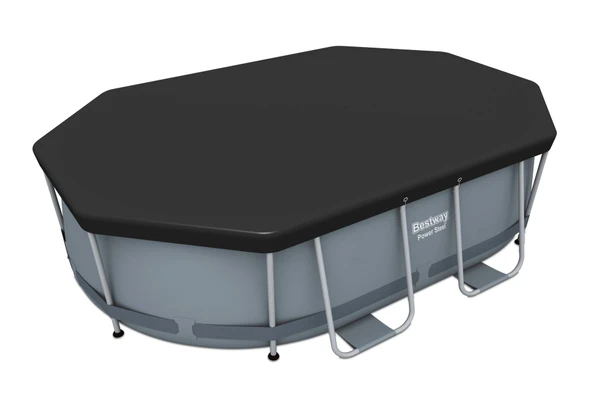 Bestway® 58424 Oval Havuz Örtüsü - 3,05 m x 2,00 m Yerüstü Havuzlar için - 3