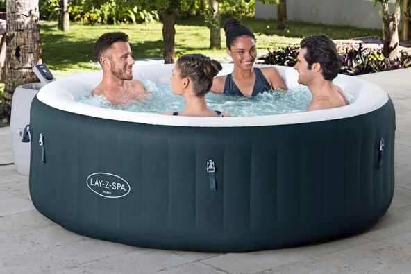 Lay-Z-Spa® Miami AirJet™ 6001D Enerji Tasarruflu Şişme Spa Havuzu,4-6 kişilik - 2