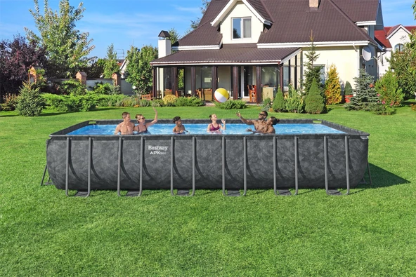 Bestway® APX 365™ 561KG  Dikdörtgen Prefabrik Havuz Seti 7,32 m x 3,66 m x 1,32 m - 3