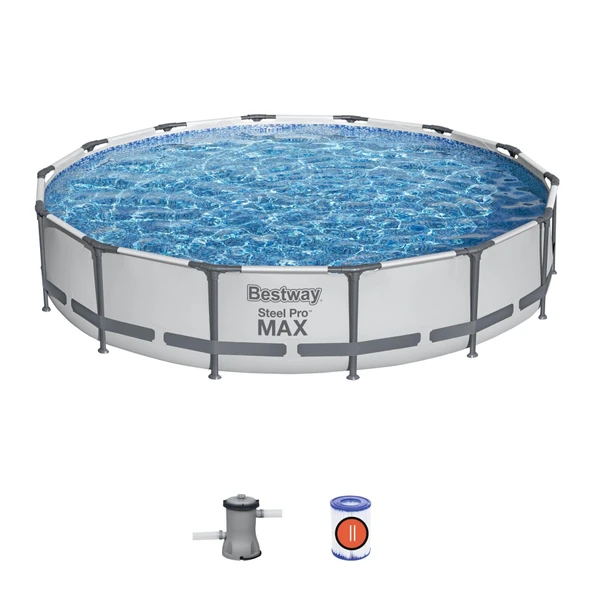 Bestway® 56595 Steel Pro MAX™ Prefabrik Yer Üstü Havuz Seti 4,27 m x 84 cm - 2