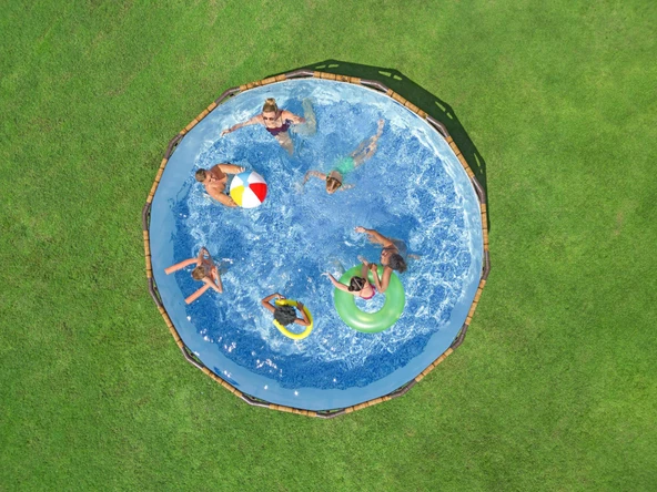 Bestway® Steel Pro MAX™ Splashview™ 561JM Çember Yerüstü Havuz Seti 4,27 m x 1,07 m - 3