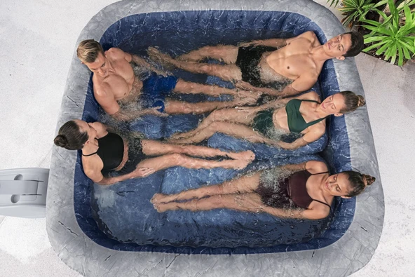 Lay-Z-Spa® 6001Q San Francisco Smart HydroJet Pro™ Enerji Tasarruflu Şişme Spa Havuzu, Mobil Uygulama Kontrollü, 5-7 kişilik - 3