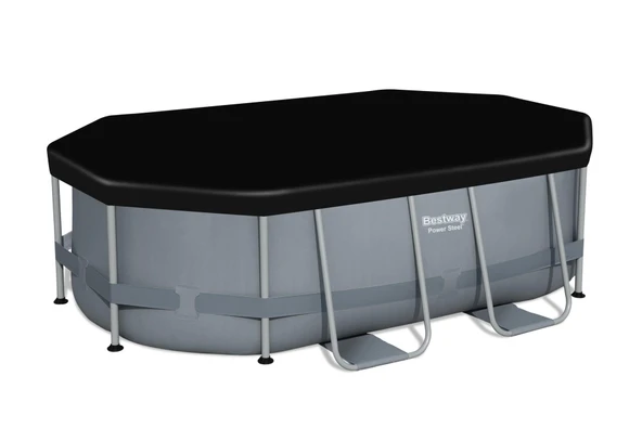 Bestway® 58424 Oval Havuz Örtüsü - 3,05 m x 2,00 m Yerüstü Havuzlar için - 4