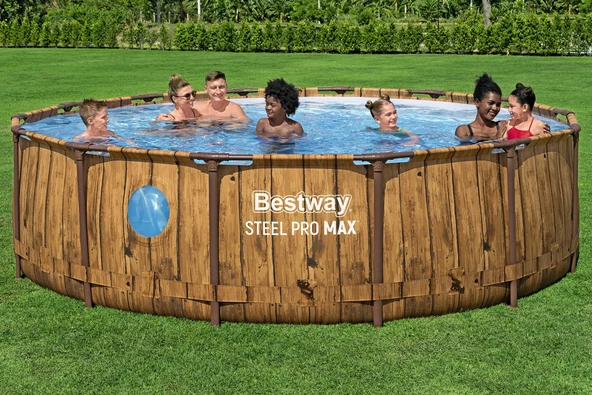 Bestway® Steel Pro MAX™ Splashview™ 561JM Çember Yerüstü Havuz Seti 4,27 m x 1,07 m - 2