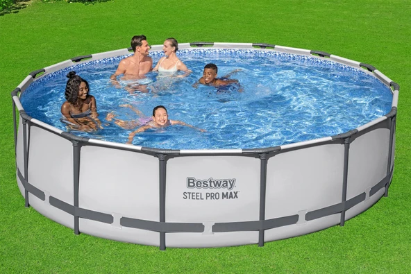 Bestway® Steel Pro MAX™ 56488 Prefabrik Yer Üstü Havuz Seti 4,57 m x 1,07 m - 2