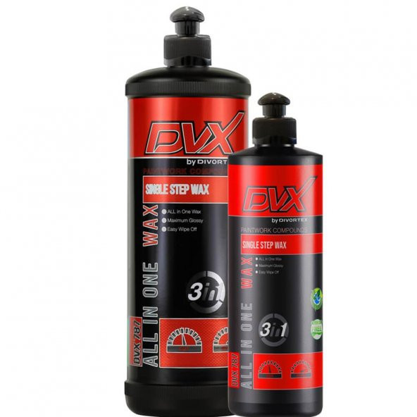 DVX Single Step Wax 3ü 1 Arada Pasta Cila Boya Koruma. 1 Lt. - 2