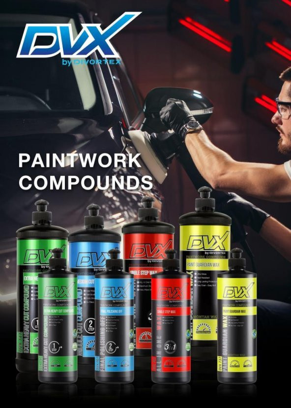 DVX Single Step Wax 3ü 1 Arada Pasta Cila Boya Koruma. 1 Lt. - 4