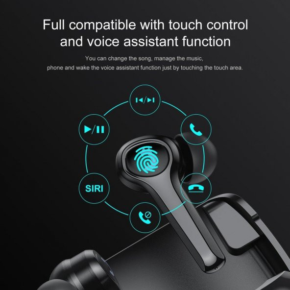 Joyroom Gaming Kulak İçi Kablosuz Kulaklık 5.0 BT TWS - 3