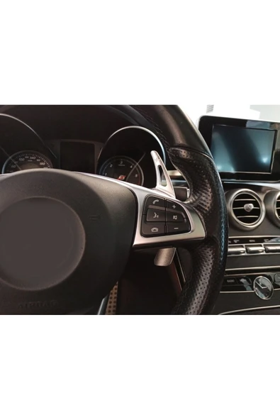 YıldızTuning Mercedes E Serisi W212 F1 Gri Kulakçık Direksiyon Paddle Shifter 2010-2016 - 6
