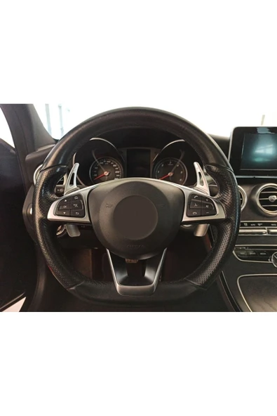 YıldızTuning Mercedes E Serisi W212 F1 Gri Kulakçık Direksiyon Paddle Shifter 2010-2016 - 5