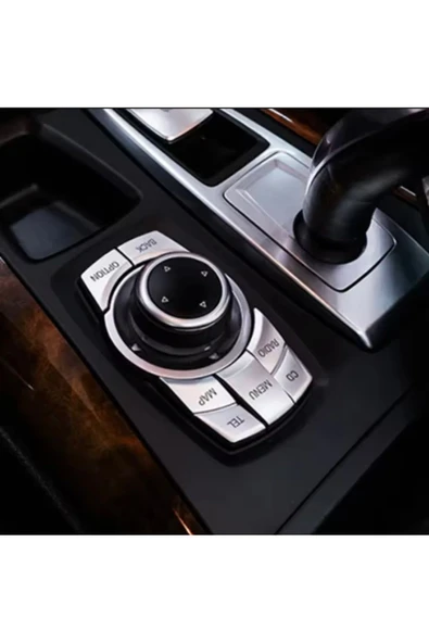 YıldızTuning BMW 5 Serisi E60 Joyistik Tuş Kaplaması Çerçeve 2009-2010 - 5