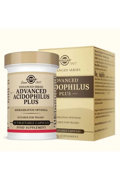 Solgar Advanced Acidophilus Plus 60 Kapsül ürün görseli