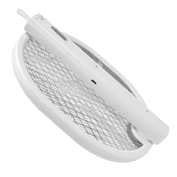 Ayt Asonic AS-A26 1200mAh 3000V Çıkış UV Işıklı Şarjli Katlanabilir Askılı Raket Sinek Öldürücü Sivrisinek Cız Mor Işık - 2