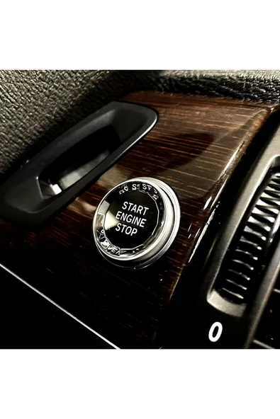 YıldızTuning Bmw X1 Serisi E84 Kristal Start Stop Tuşu Kırmızı 2009-2015 - 2