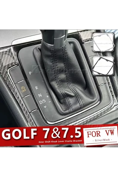 YıldızTuning Golf 7.5  Dsg Otomatik Vites Çerçevesi Piano Black Siyah Renk 2013-2020