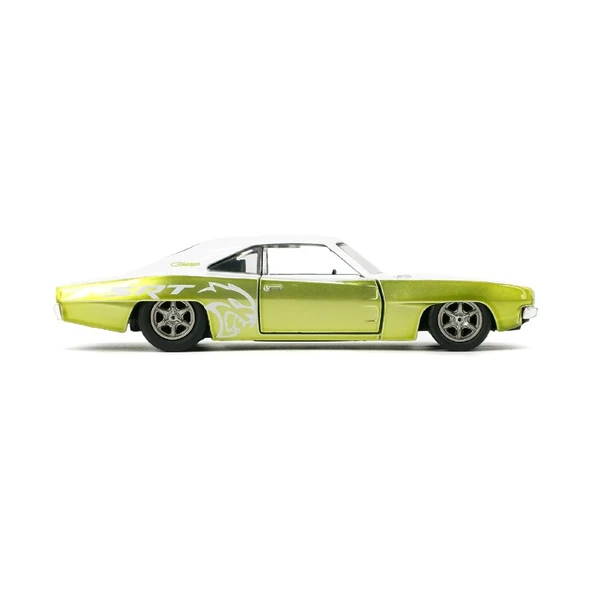 Jada 1:32 Pink Slips 1968 Dodge Charger Model Araba | Çocuklar ve Yetişkinler İçin - 4