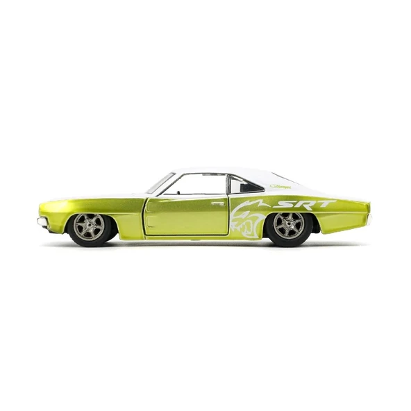 Jada 1:32 Pink Slips 1968 Dodge Charger Model Araba | Çocuklar ve Yetişkinler İçin - 2