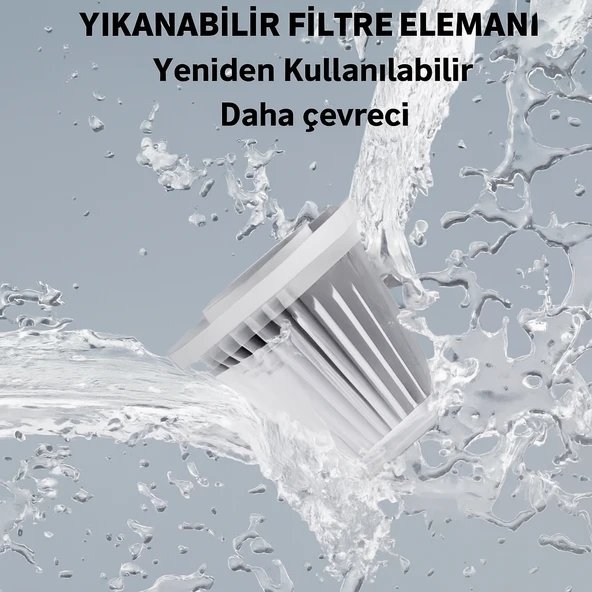15000PA 3 Kademeli Şarjlı Güçlü Vakumlu Oto Süpürgesi Elektrik Süpürgesi - 5