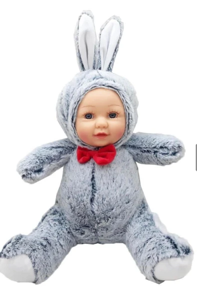 Bebek Yüzlü Peluş Oyuncak Büyük Boy 35 cm Hediyelik Uyku Arkadaşı