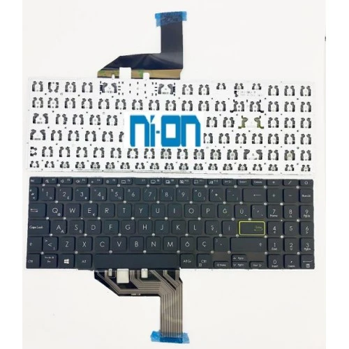 Nion Asus Vivobook K513 uyumlu Notebook Klavye (Siyah TR) ürün görseli 1