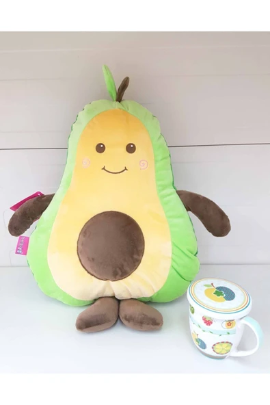 Avokado Peluş Yastık 45 Cm