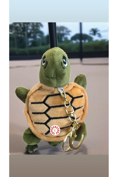 Sevimli Caretta Kaplumbağa Peluş Oyuncak Desenli Anahtarlık Hediyelik Uyku Arkadaşı 11 CM - 2
