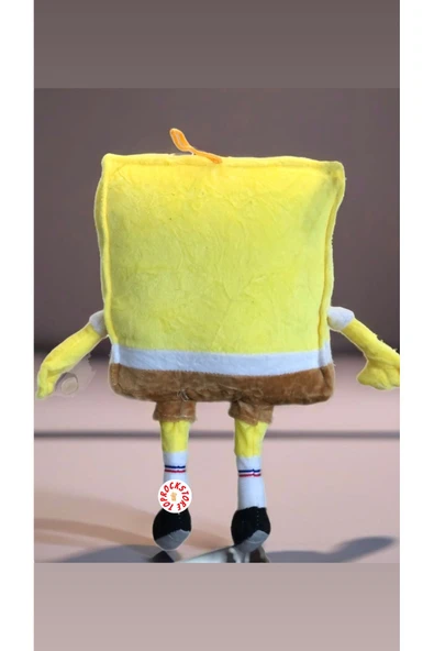 Sünger Bob Peluş Oyuncak Burunlu Hediyelik Uyku Arkadaşı 30 cm - 2
