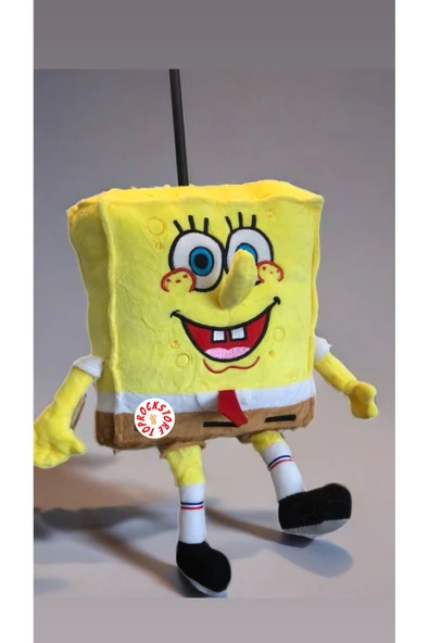 Sünger Bob Peluş Oyuncak Burunlu Hediyelik Uyku Arkadaşı 30 cm