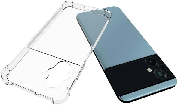 Xiaomi Poco M5 Uyumlu Darbe Önleyici Sararmaya Dayanıklı Airbag Korumalı Ultra Slim TPU Şeffaf Silikon Kılıf - 7