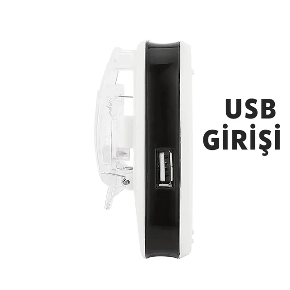LED Ekranlı Evrensel Li-Ion Batarya Şarj Cihazı + USB Girişli - 3