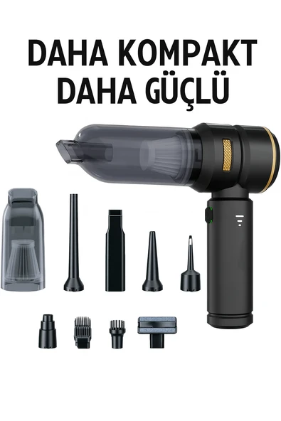 15000PA 3 Kademeli Şarjlı Güçlü Vakumlu Oto Süpürgesi Elektrik Süpürgesi