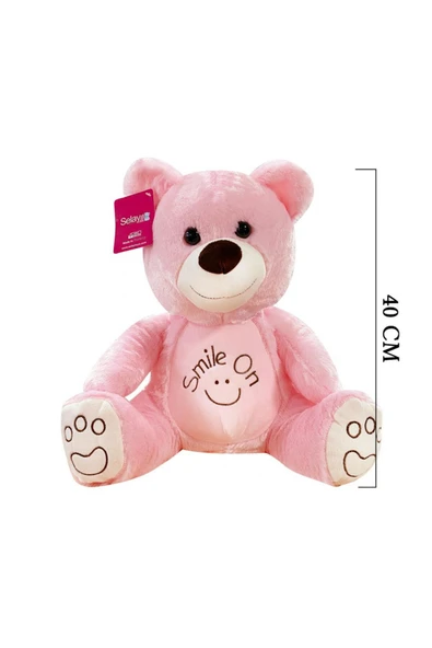 Sevimli Göbekli Ayı Peluş Büyük Boy Uyku Arkadaşı 40 cm