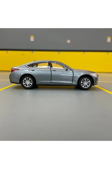 Hyundai Genesis G80 1/36 Ölçek Diecast Metal Model Araba Çek Bırak Araba Oyuncak Araba - 3