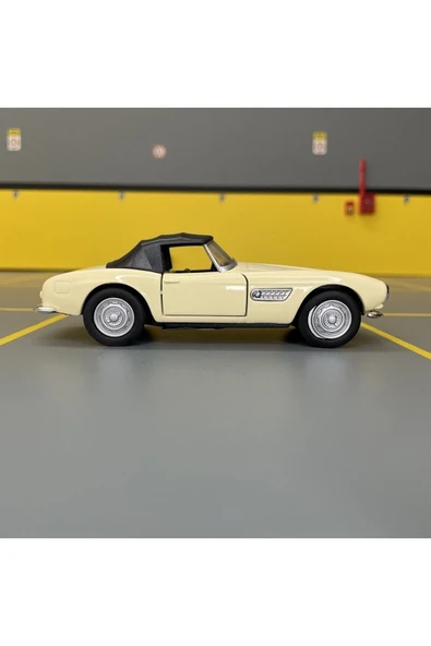 Bmw 507 1956 1/36 Ölçek *c&c Model Garage* Çek Bırak Diecast Metal Model Oyuncak Araba - 3