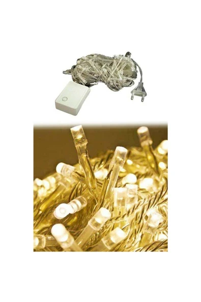 100 Ledli Fişli Led Dekor Lambası 10m Gün Işığı - 2