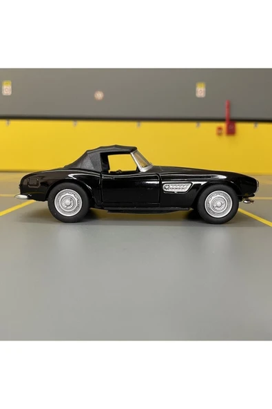 Bmw 507 1956 1/36 Ölçek *c&c Model Garage* Çek Bırak Diecast Metal Model Oyuncak Araba - 3