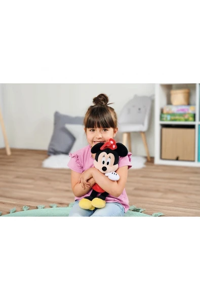 Disney Minnie Mouse Kırmızı Elbiseli Lisanslı Oyuncak Peluş 25 Cm - 3